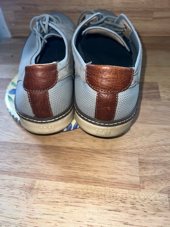 Men’s Light Gray Sheepskin-Lined Lace-Up Derbys main image 6